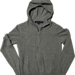 French Connection Gray Hoodie Sweater XL